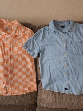 Boys Short Sleeve Button Up Shirt